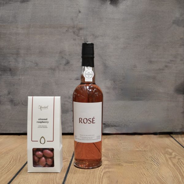 Rosévin og dagens udvalgte snack