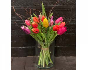 Farvepalette af tulipaner