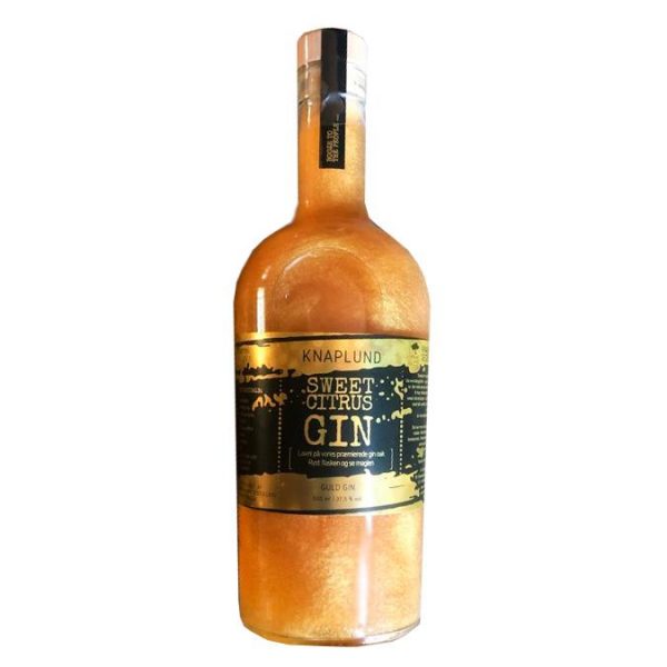 Knaplund Gin Sweet Citrus m/guldglimmer