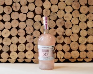 Knaplund Gin Jordbær/Rabarber m. Sølvglimmer