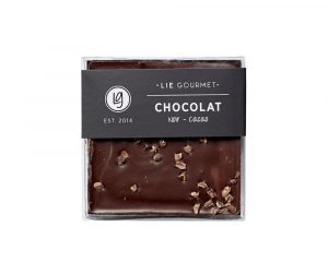 Chokolade med crunchy kakaokerner fra Lie Gourmet
