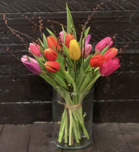 Farvepalette af tulipaner