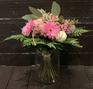 Romantisk rosa buket