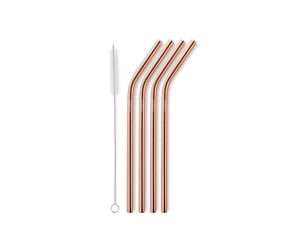 AYA&IDA sugerør Rose Gold