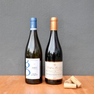 To flasker lækker Chablis & Bourgogne