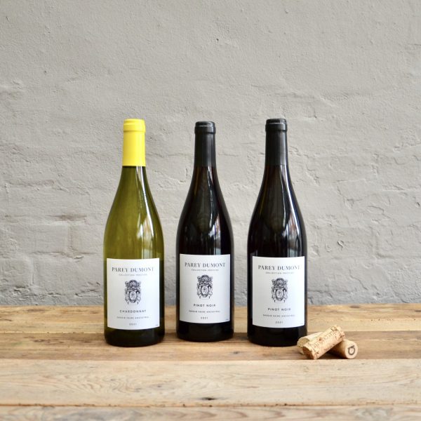 Vingave m. tre flasker vin i gaveæske