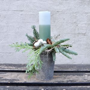 Flot juledekoration m. lys