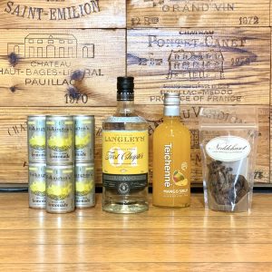 Gin-gavekurv m. tonic, sirup & nødder