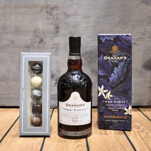 Xocolatl økologiske fyldte chokolader samt Graham's The Tawny Portvin