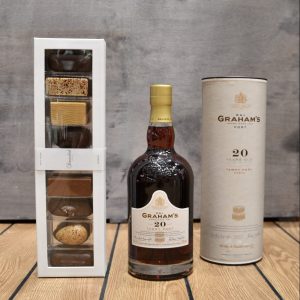 Summerbird chokolade og Graham's 20 års Tawny Portvin