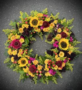 Krans - en sidste hilsen