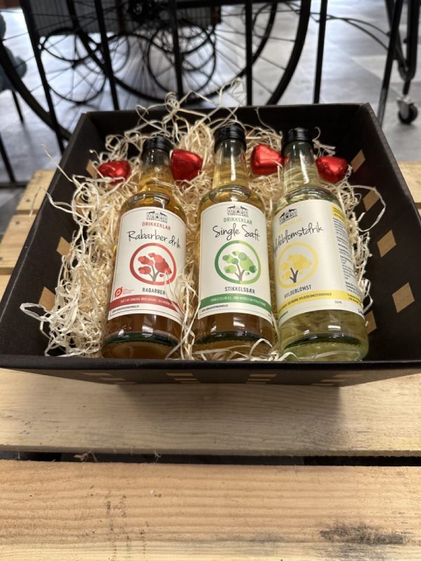 Alkoholfri gavekurv med Vibegaard saft