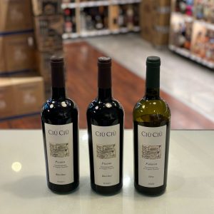 Vingave m. tre flasker vin