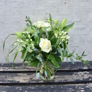 Kondolencebuket fra nærmeste florist